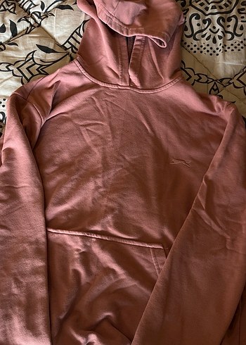 Gül kurusu  Kapüşonlu kadın  Eşofman Takımı - Görsel 3