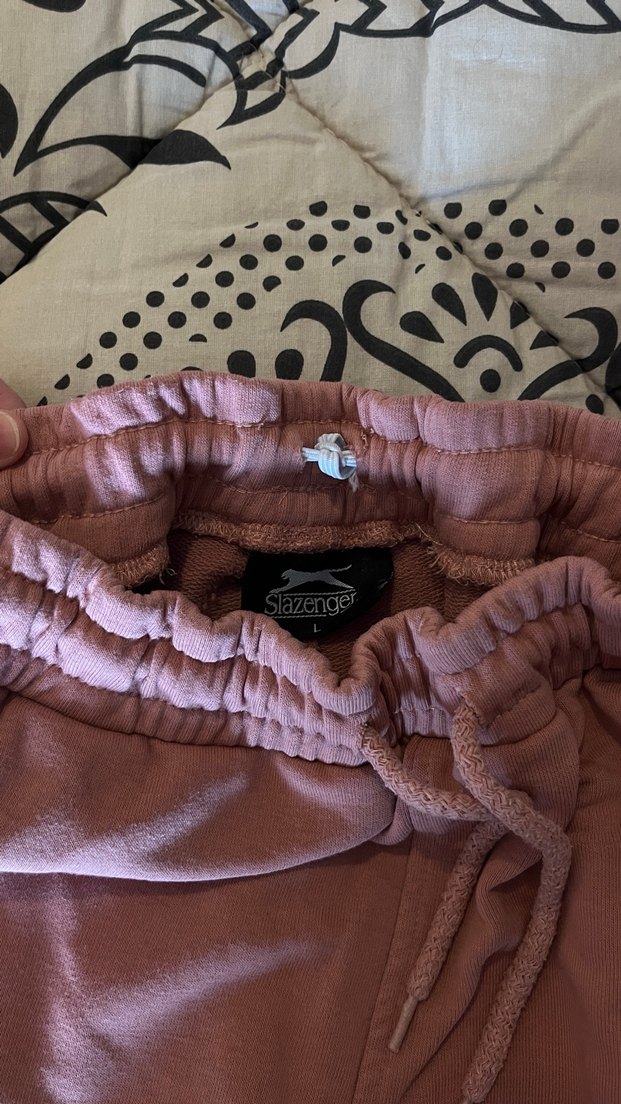 Gül kurusu  Kapüşonlu kadın  Eşofman Takımı - Görsel 2