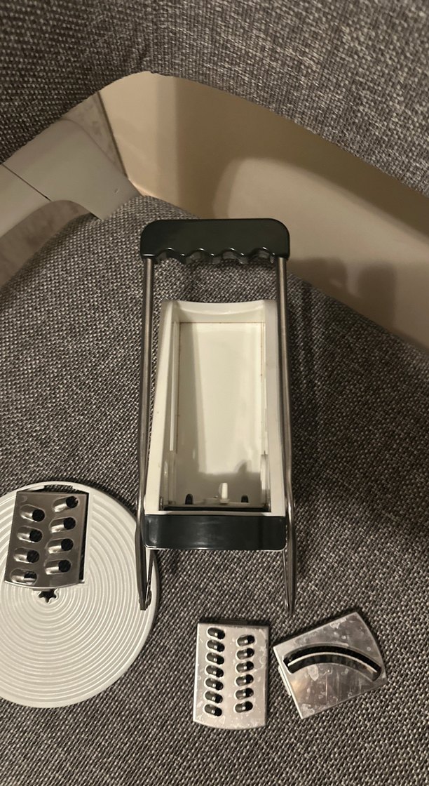 Beyaz Gri Çoklu Mutfak Rende Seti - Görsel 2