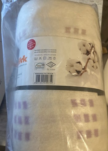 Özdilek Mor Desenli Dizlik Battaniye 130x170 cm - Görsel 2