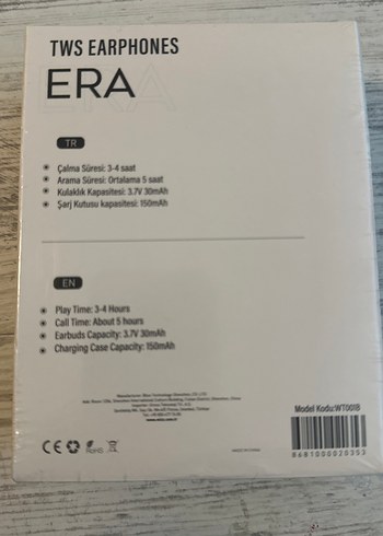 Era TWS Kablosuz Kulaklık Bej - Görsel 2