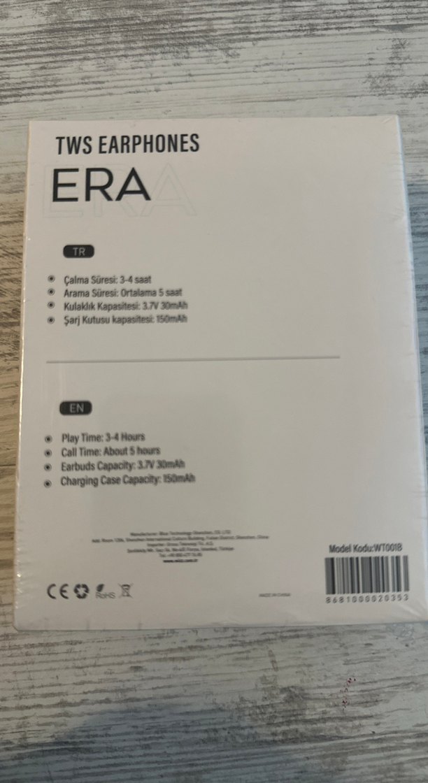Era TWS Kablosuz Kulaklık Bej - Görsel 2