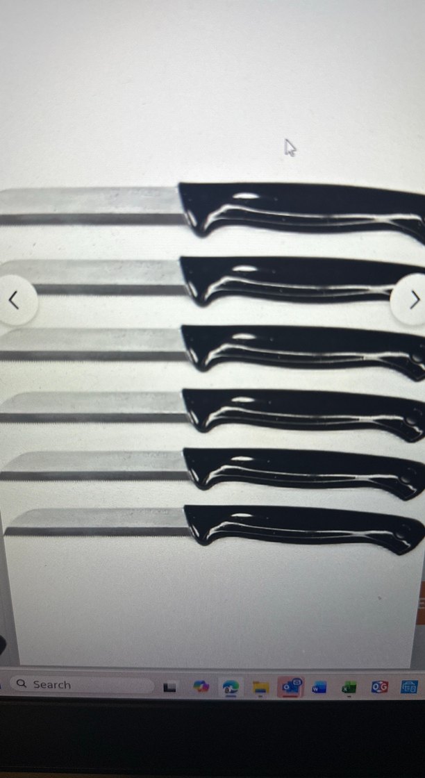 Siyah Saplı Bıçağı Almandaki çok kaliteli ürün 12 adet - Görsel 2