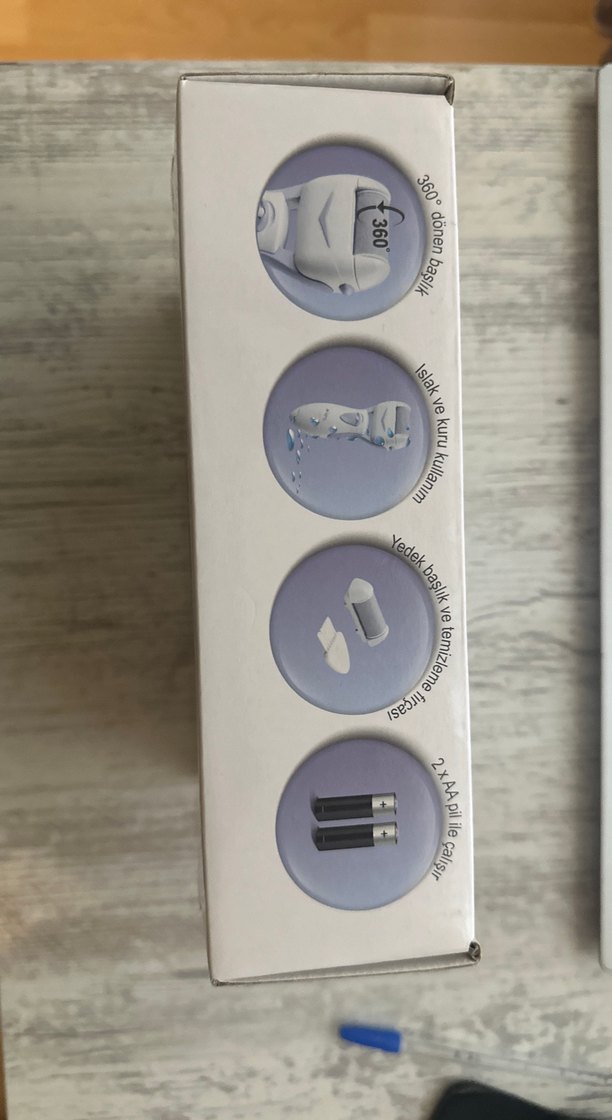 King Comfort Beyaz Topuklar için Tıraş Makinesi - Görsel 2