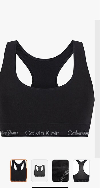 Calvin klein siyah bralet sütyen