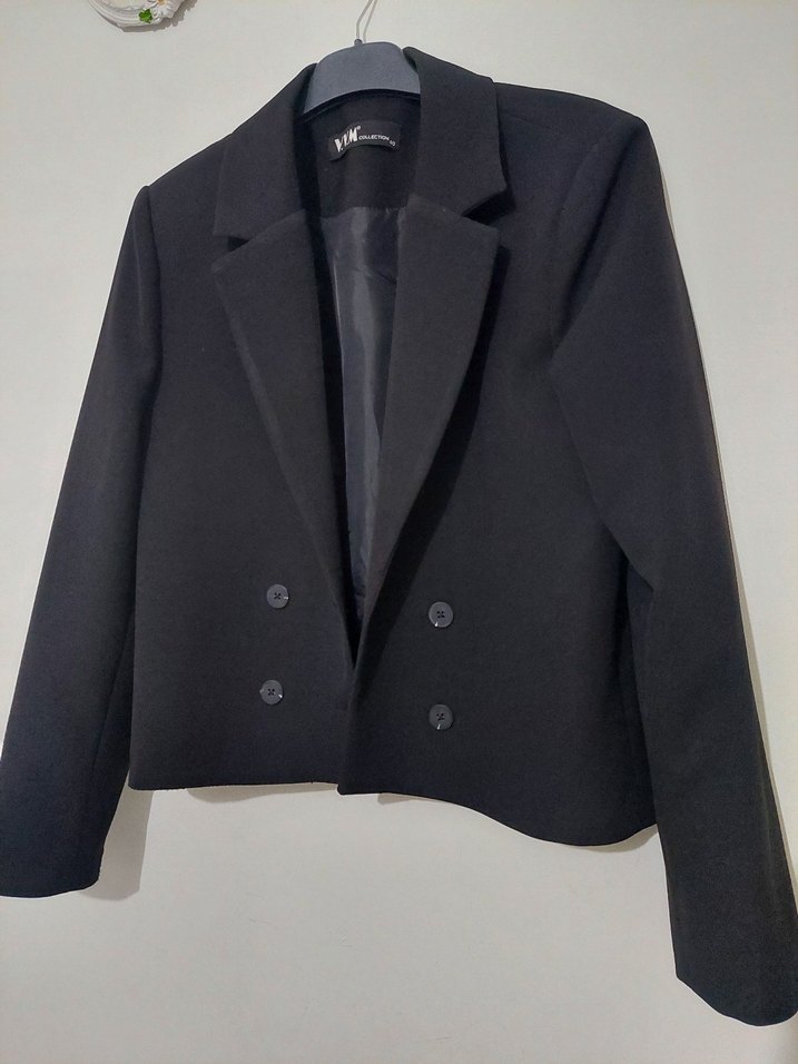 Siyah Kadın Blazer Ceket - Görsel 2