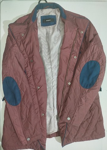 Düğmeli Bordo Erkek Ceket - Görsel 2