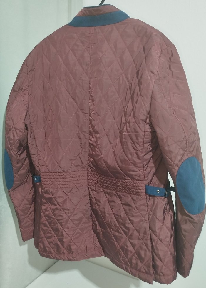 Düğmeli Bordo Erkek Ceket - Görsel 5