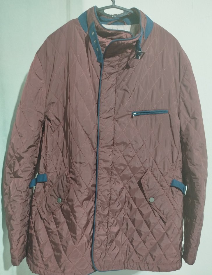 Düğmeli Bordo Erkek Ceket - Görsel 4