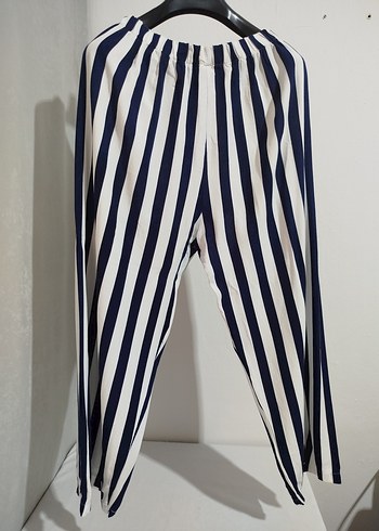 Lacivert Çizgili Uzun Emzirme Sabahlığı - Görsel 11