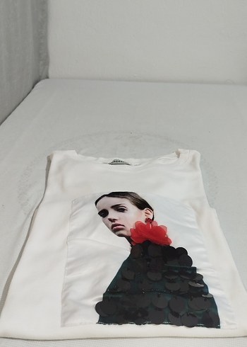 pul süslemeli gül ve küpe aksesuarli - Görsel 3