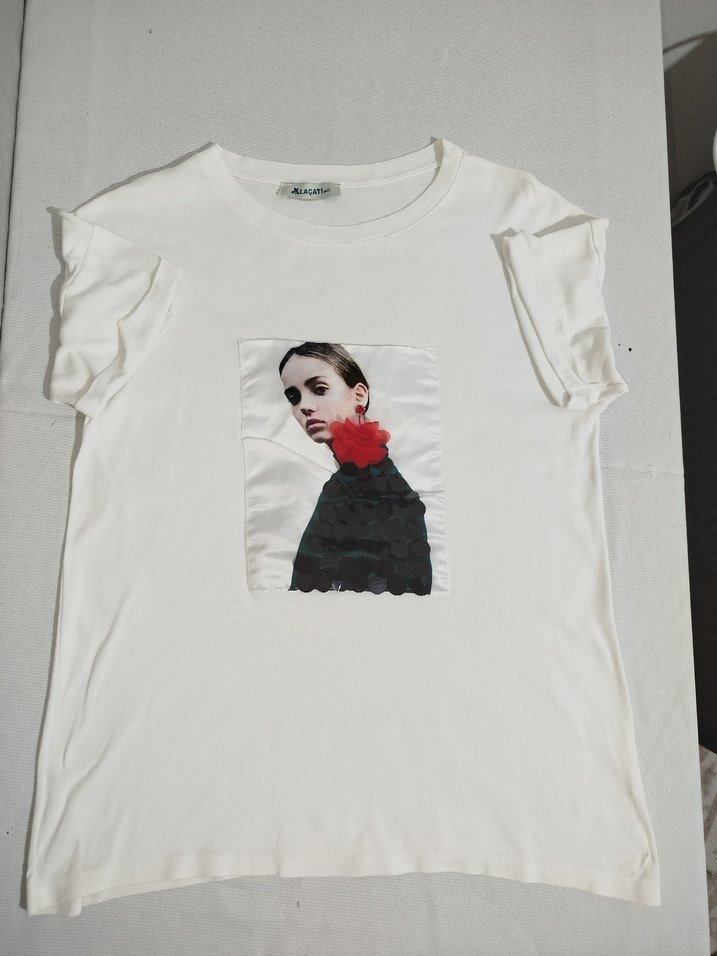 pul süslemeli gül ve küpe aksesuarli - Görsel 5