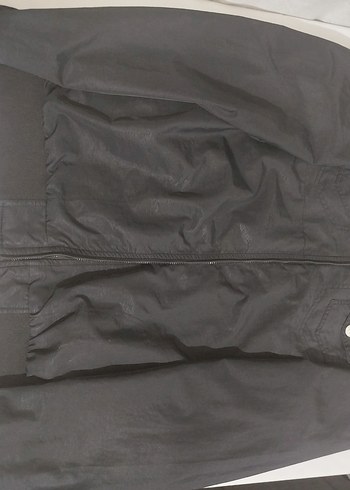 Düğmeli Siyah Erkek Midi Ceket - Görsel 5