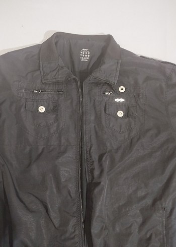 Düğmeli Siyah Erkek Midi Ceket - Görsel 3