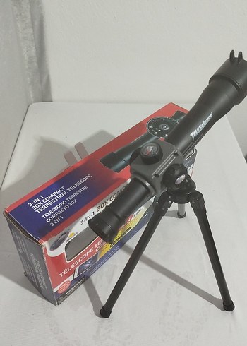 Kompakt Siyah 30x Teleskop - Görsel 2