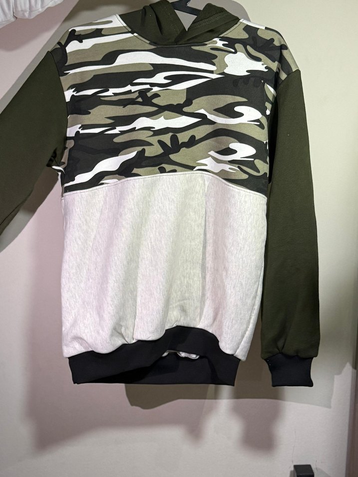 Uzun Kollu Siyah Gotik Baskılı Hamile Tişörtü - Görsel 4