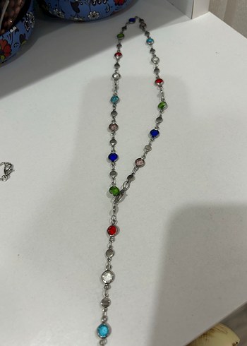 Renkli Zincir Detaylı Bohem Çocuk Takısı - Görsel 5