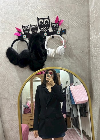 Siyah Blazer ceket - Görsel 3