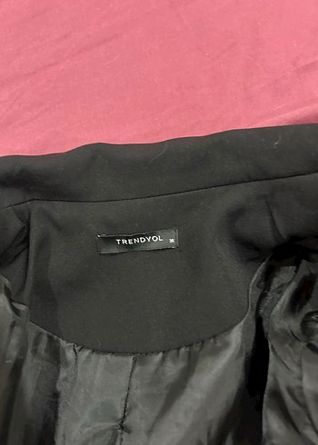 Siyah Blazer ceket - Görsel 2