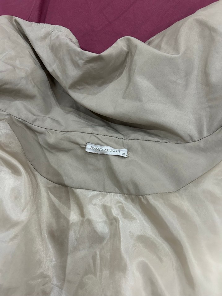 Bej Renkli Salaş Kadın Kışlık Mont - Görsel 3