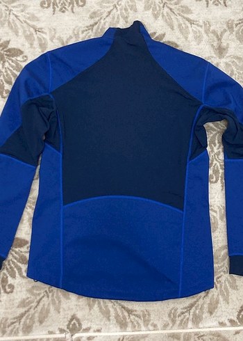 Mavi Fermuarlı Kadın Ceket - Görsel 4