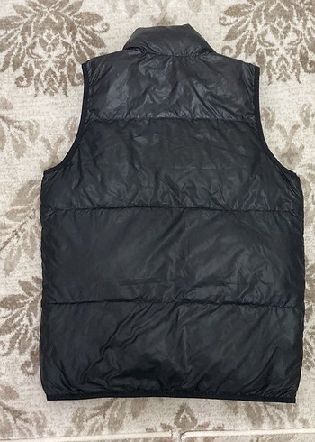 Erkek Siyah Fermuarlı Yüksek Yaka Kayak Yeleği - Görsel 3