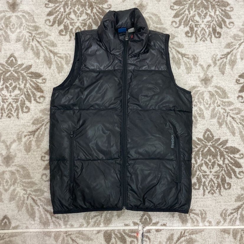 Erkek Siyah Fermuarlı Yüksek Yaka Kayak Yeleği - Görsel 2