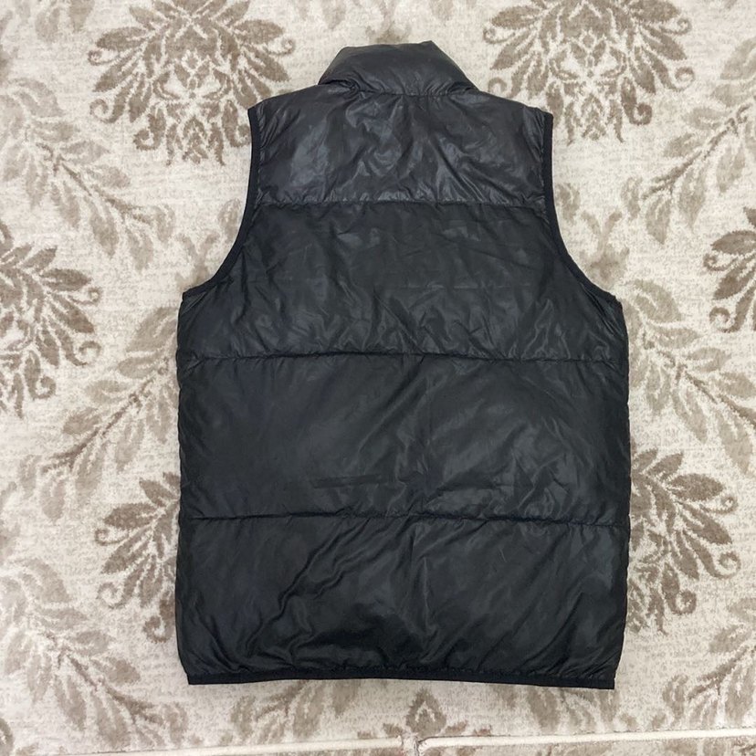 Erkek Siyah Fermuarlı Yüksek Yaka Kayak Yeleği - Görsel 3