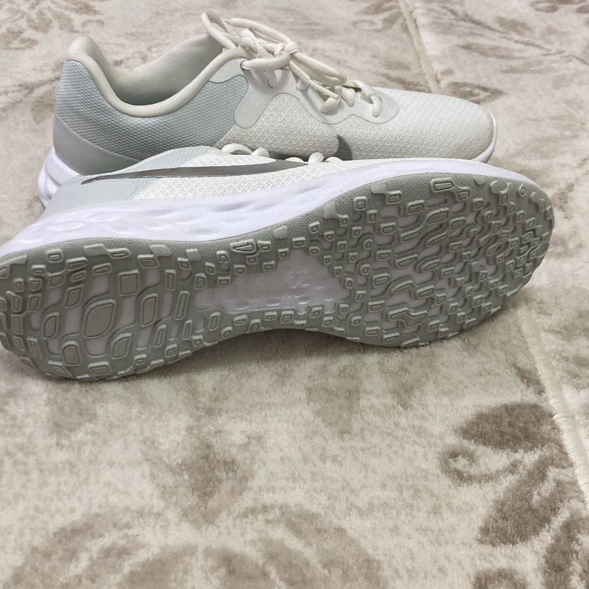 Beyaz Bağcıklı Kadın Spor Ayakkabı - Görsel 5