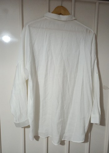  Taşlı Yıldız Detaylı Oversize gömlek - Görsel 10