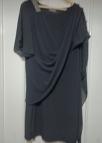  Omuzları Taşlı Şifon Astarlı abiye - Görsel 4