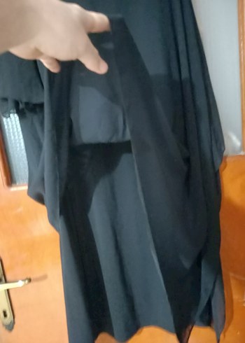  Omuzları Taşlı Şifon Astarlı abiye - Görsel 9