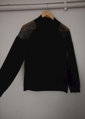 Balıkçı Yaka Transparan Detaylı Bluz - Görsel 6