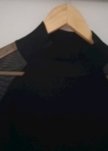 Balıkçı Yaka Transparan Detaylı Bluz - Görsel 5