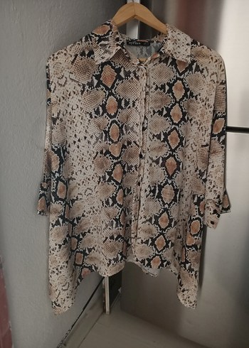  Yılan Derisi Desenli Enfes Tunik - Görsel 2