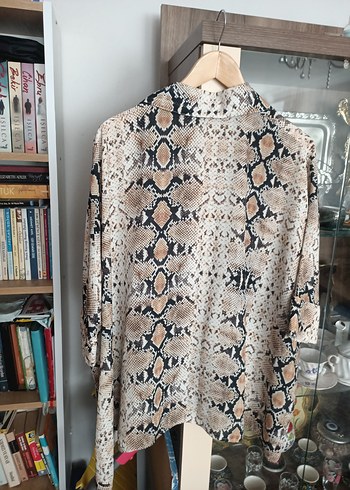  Yılan Derisi Desenli Enfes Tunik - Görsel 3