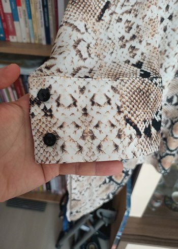  Yılan Derisi Desenli Enfes Tunik - Görsel 6