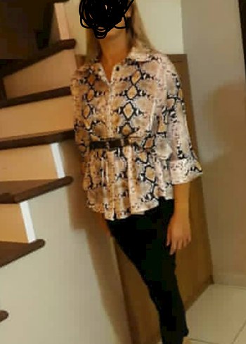  Yılan Derisi Desenli Enfes Tunik - Görsel 14