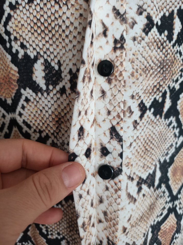  Yılan Derisi Desenli Enfes Tunik - Görsel 5