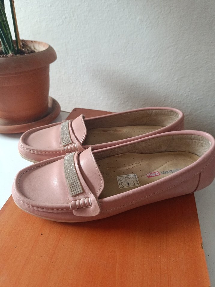 Pudra Deri Tokalı Kadın Babet 37 NUMARA - Görsel 2