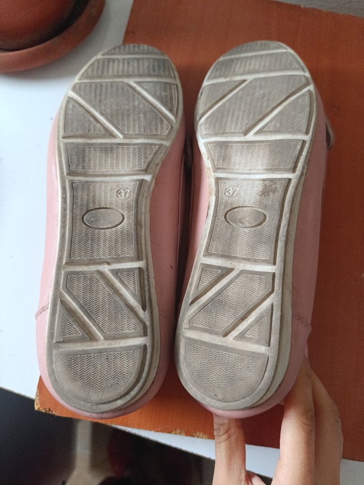 Pudra Deri Tokalı Kadın Babet 37 NUMARA - Görsel 3