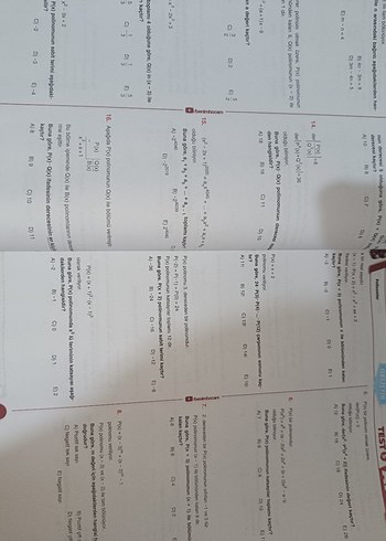 2022 Benim Hocam AYT Matematik Soru Bankası - Görsel 4