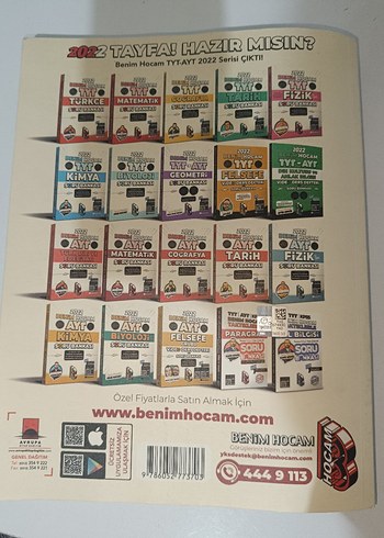 2022 Benim Hocam AYT Matematik Soru Bankası - Görsel 3