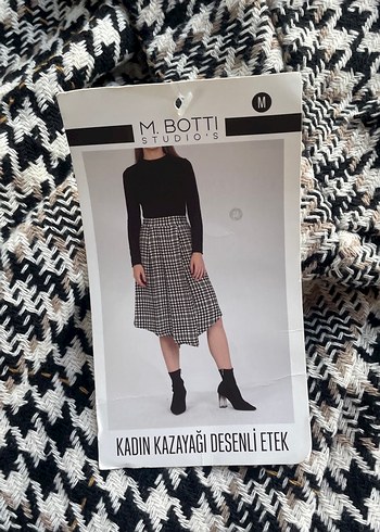 Diğer Gri Pilili Mini kadın Etek