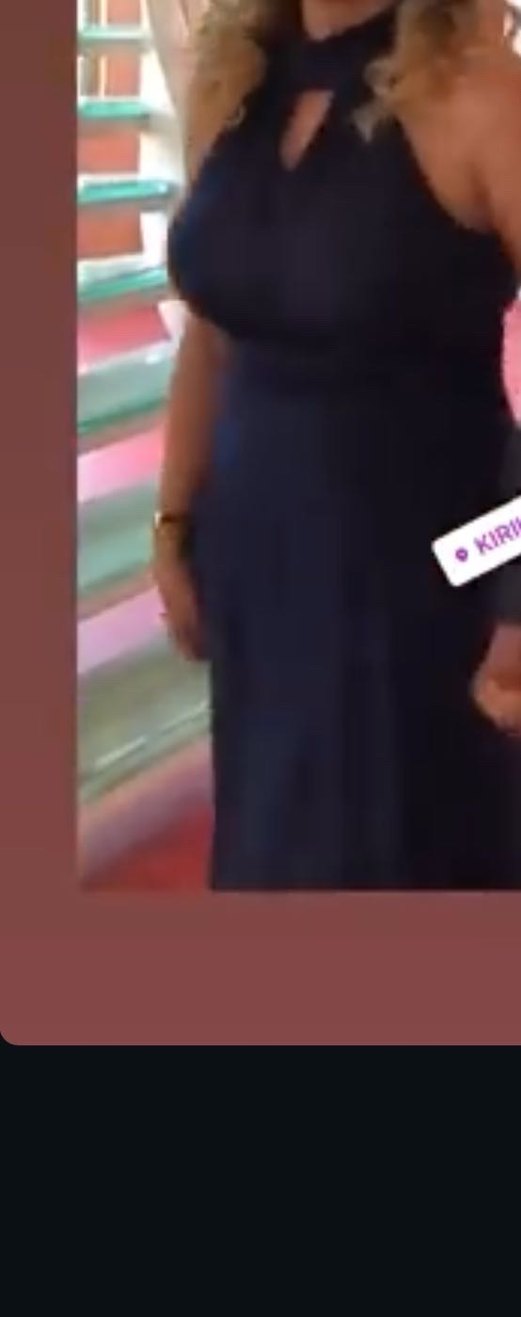 Lacivert Drapeli Uzun Abiye Elbise - Görsel 5