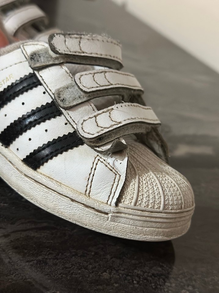 Beyaz Adidas Süperstar Erkek Çocuk Spor Ayakkabısı - Görsel 4