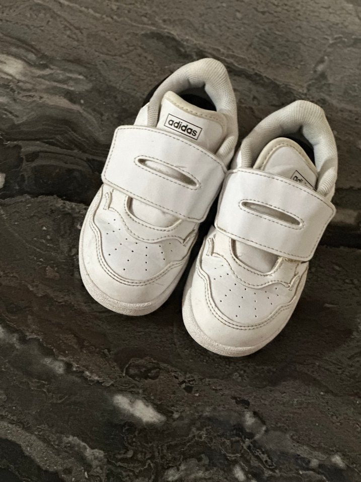 Beyaz Erkek Çocuk Adidas Spor Ayakkabı - Görsel 3