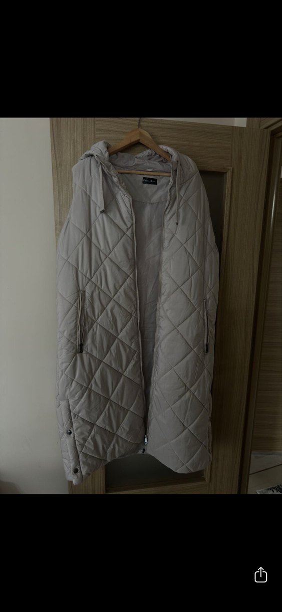 Gri Kapüşonlu Fermuarlı Kadın Yelek - Görsel 2