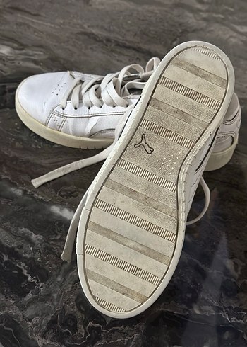 Beyaz Puma Kadın Spor Ayakkabı - Görsel 5