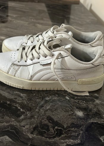 Beyaz Puma Kadın Spor Ayakkabı - Görsel 4